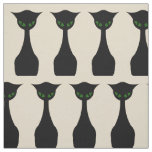 Cool Cat Mid Century Modern Retro Fabric no.2
