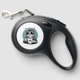 Cool Cat Mornings � Coffee, Shades & Attitude Retractable Pet Leash