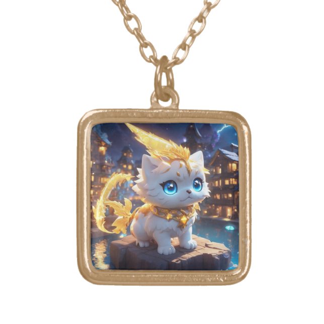 Cool Cat  - Necklace (Front)