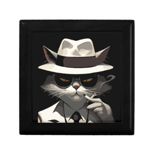 Cool Cat Noir: Suave and Mysterious Feline Gift Box