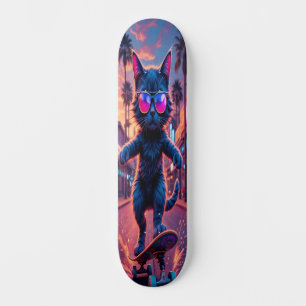 Cool Cat on Wheels Edition 1 Skateboard