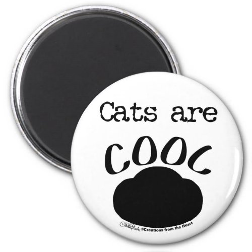 Cool Cat_Paw Print Magnet