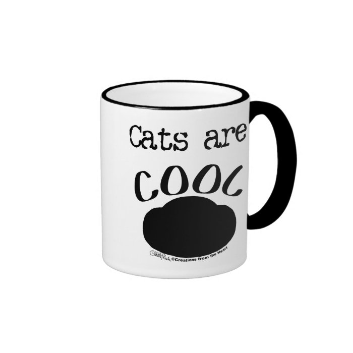 Cool Cat Paw Print Mugs