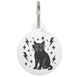 Cool Cat Pet ID Tag