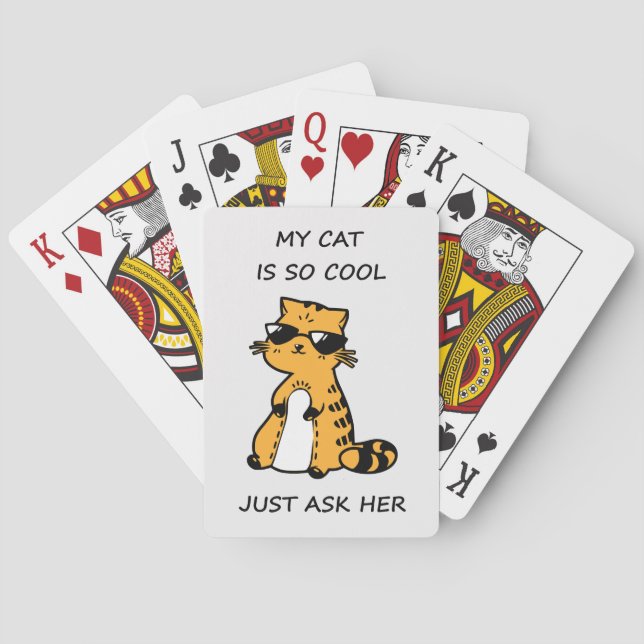 Cool Cat Poker Cards (Back)