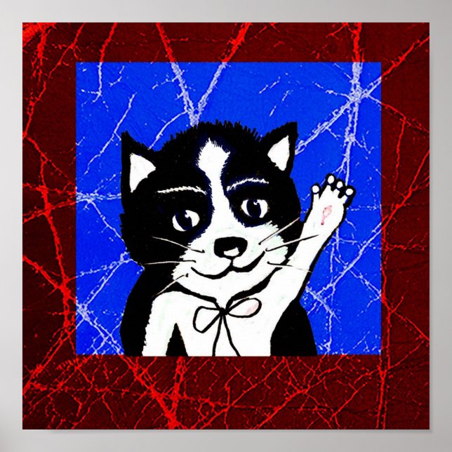 Cool Cat Print, Value Poster Paper (Matte) (Front)