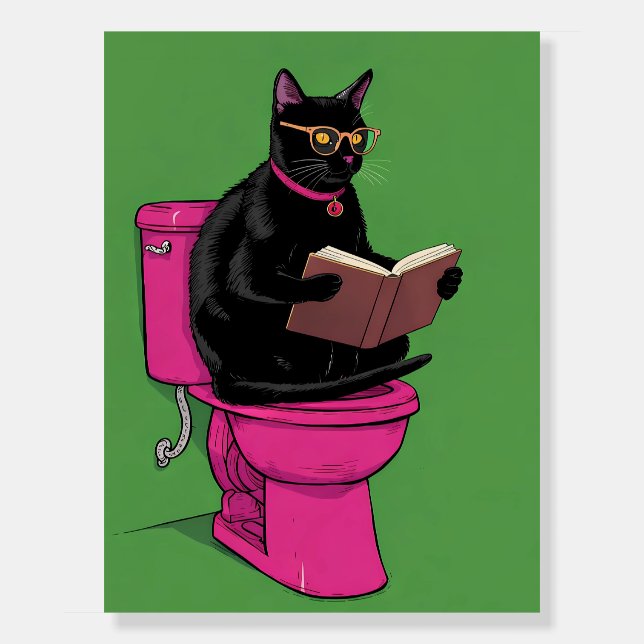 Cool Cat Reading Time Foam Board (Front)