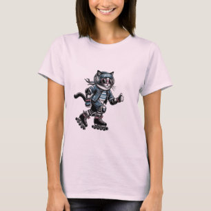 Cool cat roller skating T-Shirt