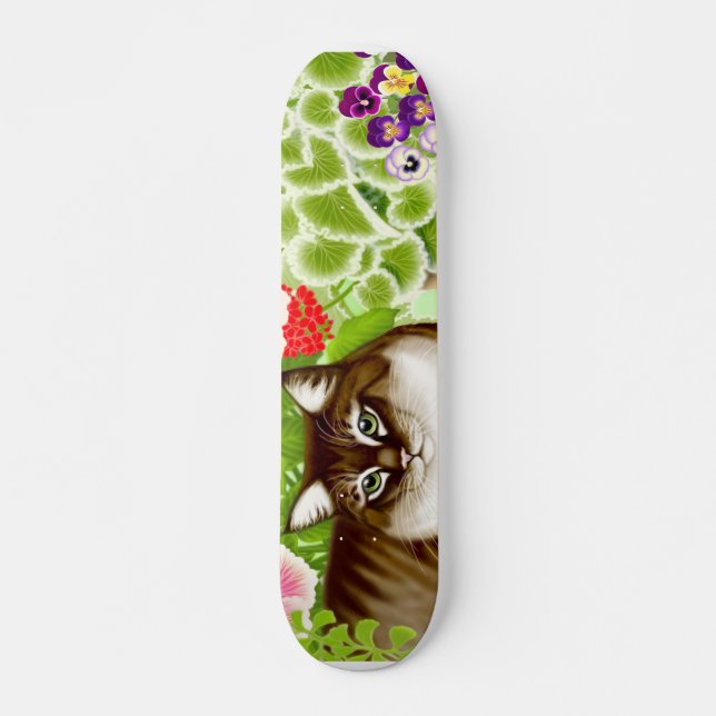 Cool Cat Skateboard Deck (Front)