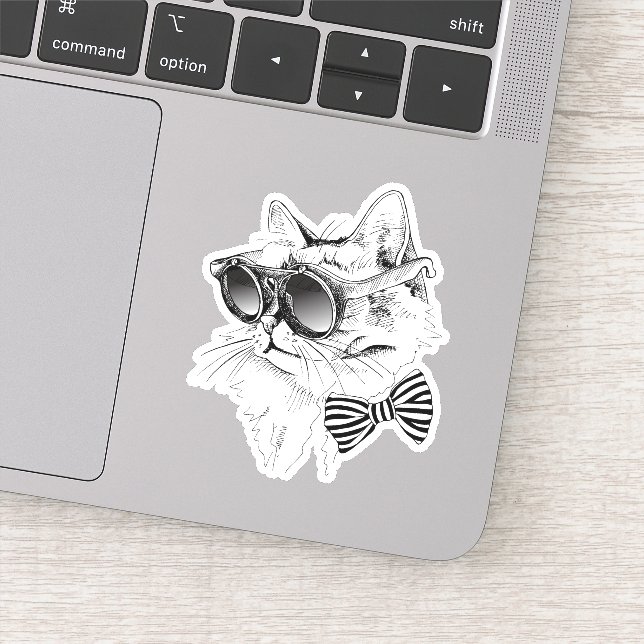Cool Cat Sticker (Detail)