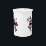 Cool Cat Swagger Beverage Pitcher<br><div class="desc">This t-shirt design features a stylish black cat rocking a pink fedora and sleek sunglasses, radiating confidence and charisma. The bold retro-inspired background and the playful “Cool Cat” text make it perfect for cat lovers who want to show off their cool side. Whether you're hitting the streets or lounging at...</div>