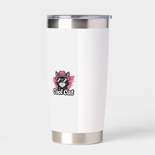 Cool Cat Swagger Insulated Tumbler (Left)