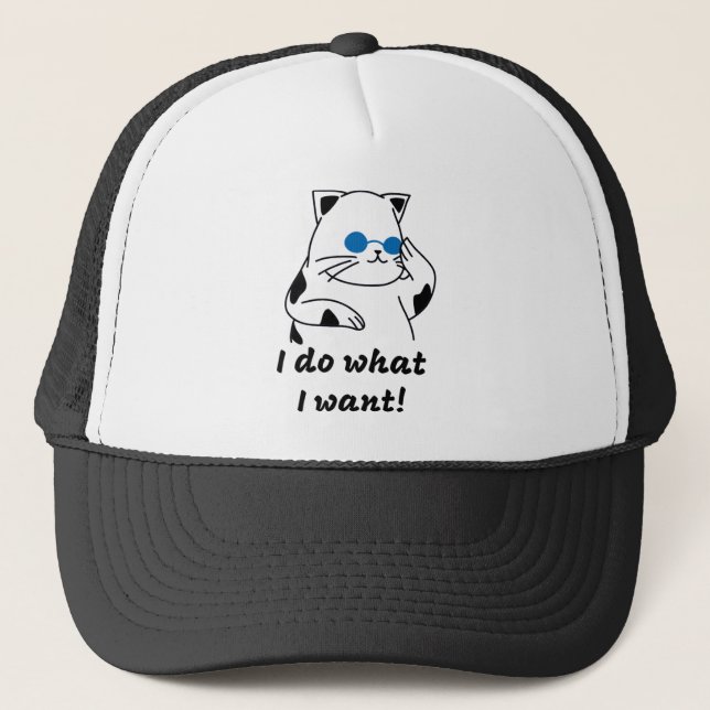 COOL CAT TRUCKER HAT (Front)