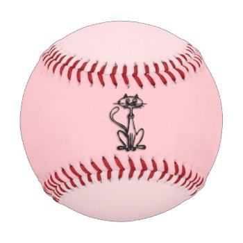 Cool Cat Two Tone Pink Baseball