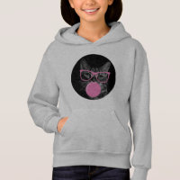 Cool Cat with Pink Glasses & Bubble Gum