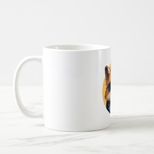 Cool Cat with Shades   Coffee Mug