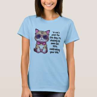 Cool Cat with Shades – Cute Kitty Wearing Sunglass T-Shirt