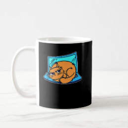 Cool cat work from home laptop home office  coffee mug