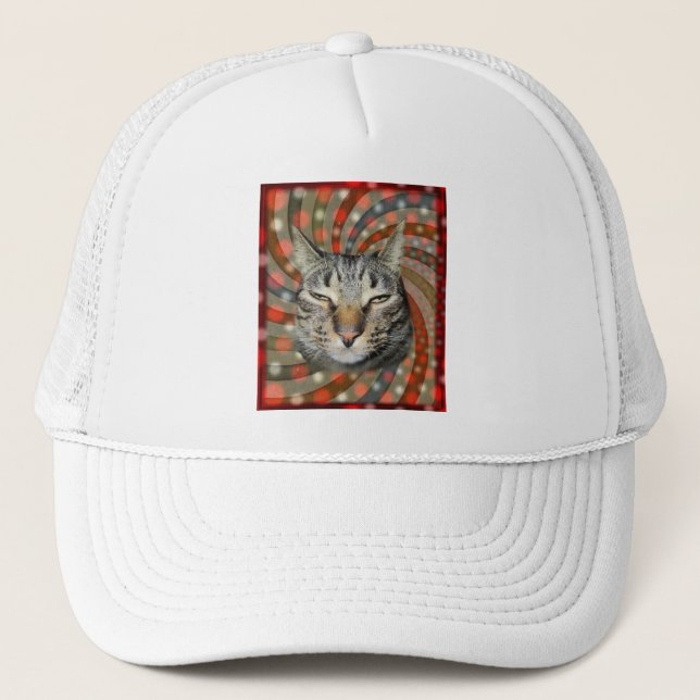 Cool Cat – YOU CAPTION Your Gift! Trucker Hat (Front)