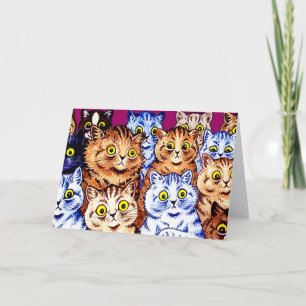 Cool Cats by Louis Wain Card