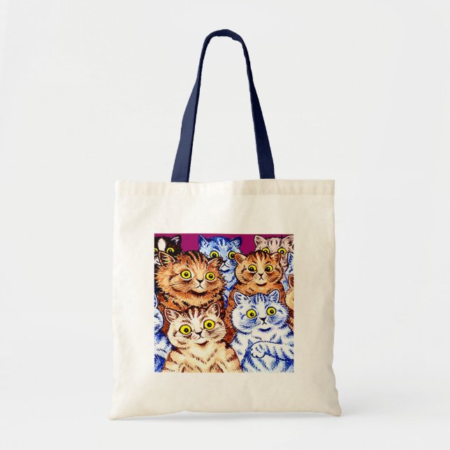 Cool Cats by Louis Wain Tote Bag (Front)