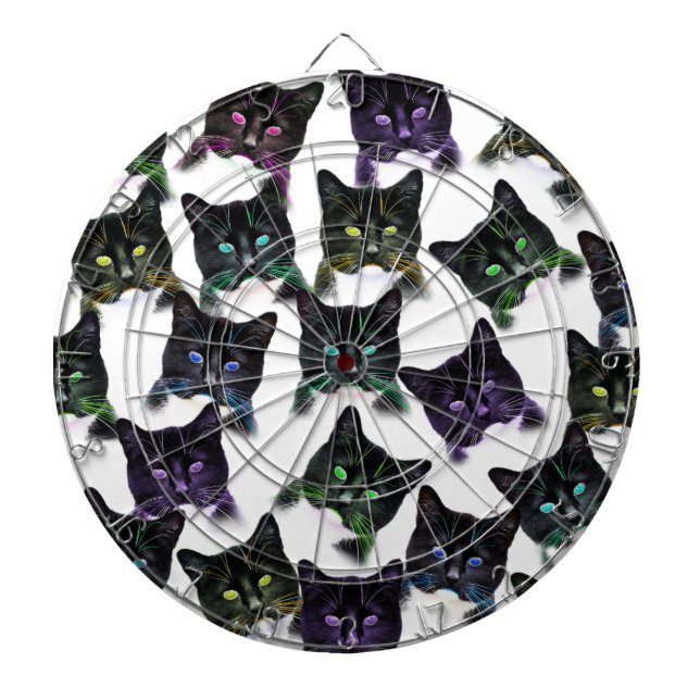 Cool Cats Dart Board (Front)