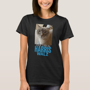 Cool Cats for Harris/Walz- black t T-Shirt