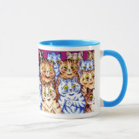 Cool Cats Mug by Louis Wain