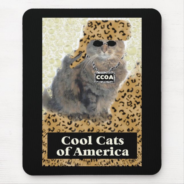 Cool Cats of America Mouse Pad (Front)