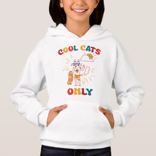 Cool Cats Only Hoodie (Front)