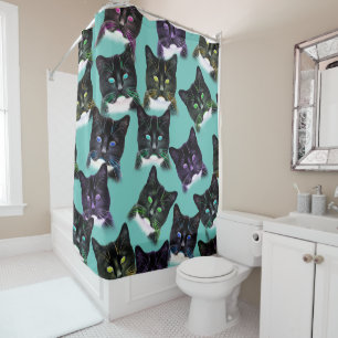 Cool Cats Shower Curtain