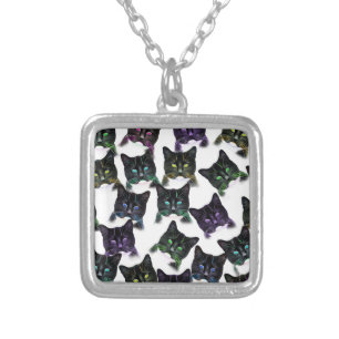 Cool Cats Silver Plated Necklace