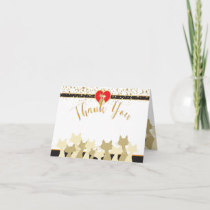 Cool Cats Thank You card. Card