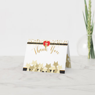 Cool Cats Thank You card. Card