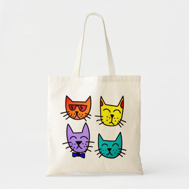 Cool Cats Tote Bag (Front)