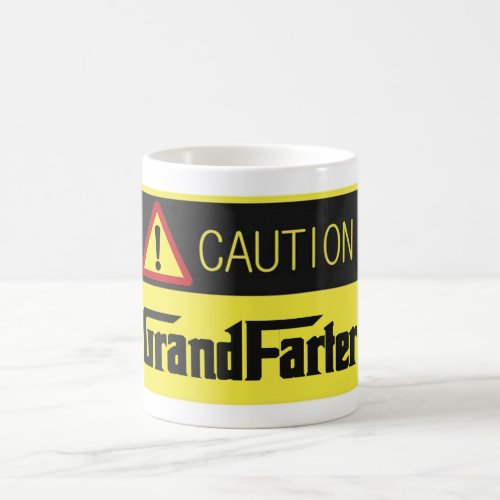 cool caution grand farter fathers day funny coffee mug