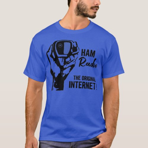 Cool CB HAM Radio Original Internet Premium T_Shirt