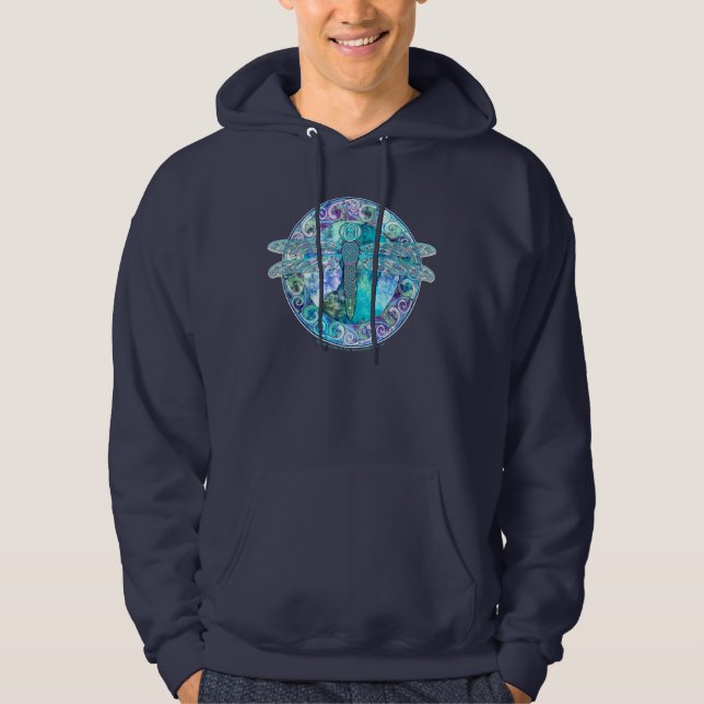 Cool Celtic Dragonfly Hoodie (Front)