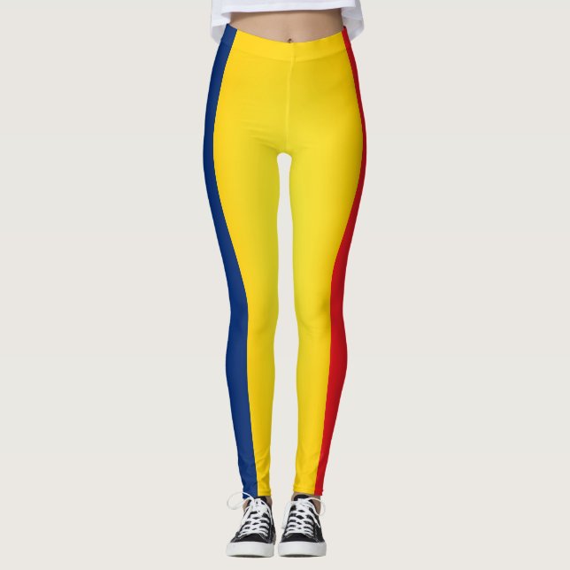 Cool Chad Flag Fashion Leggings (Front)