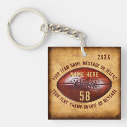 Cool Cheap, Personalize Custom Football Keychains