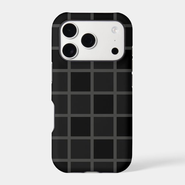 Cool Checkered Pattern Iphone Case (Back)