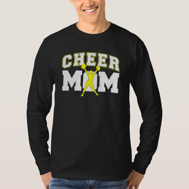 Cool Cheer Mom For Women Cheerleader Cheerleading  T-Shirt (Front)