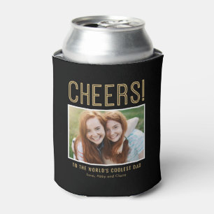 Cool Cheers EDITABLE COLOR Custom Can Cooler