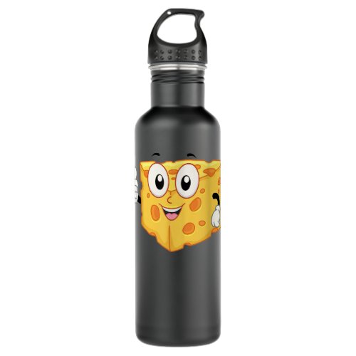 Cool Cheese Head T_shirt Great for Green Bay Footb Stainless Steel Water Bottle