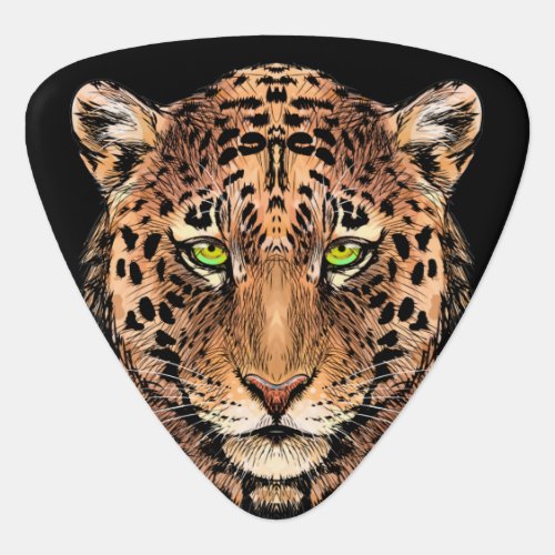 Cool Cheetah Big Cat Art Guitar Picks