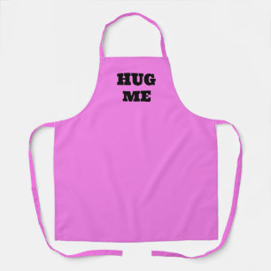 Cool Chef Baker Womens Aprons, Pink Hug Me Print Apron