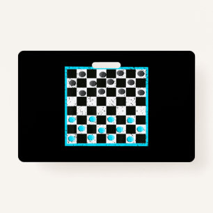 Cool Chess Board Halloween Costume Funny Lazy DIY Badge