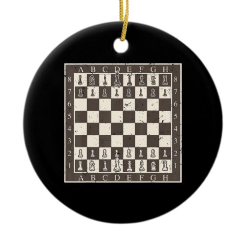 Cool Chess Board Halloween Costume  Funny Lazy DIY Ceramic Ornament
