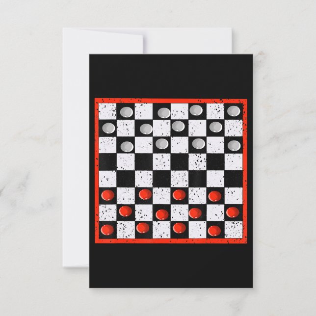 Cool Chess Board Halloween Costume  Funny Lazy DIY Invitation (Front)