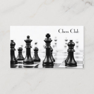 Business card editor Chess Board AT34807